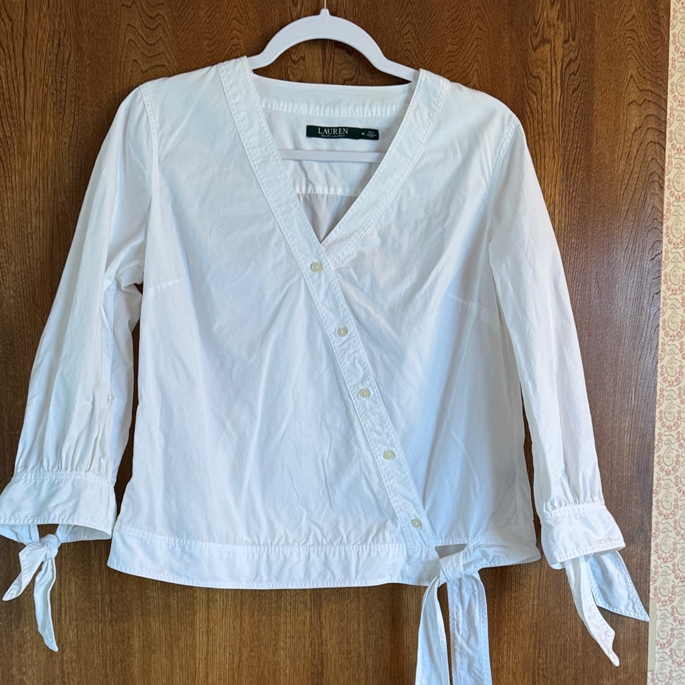 Ralph Lauren white Blouse Medium